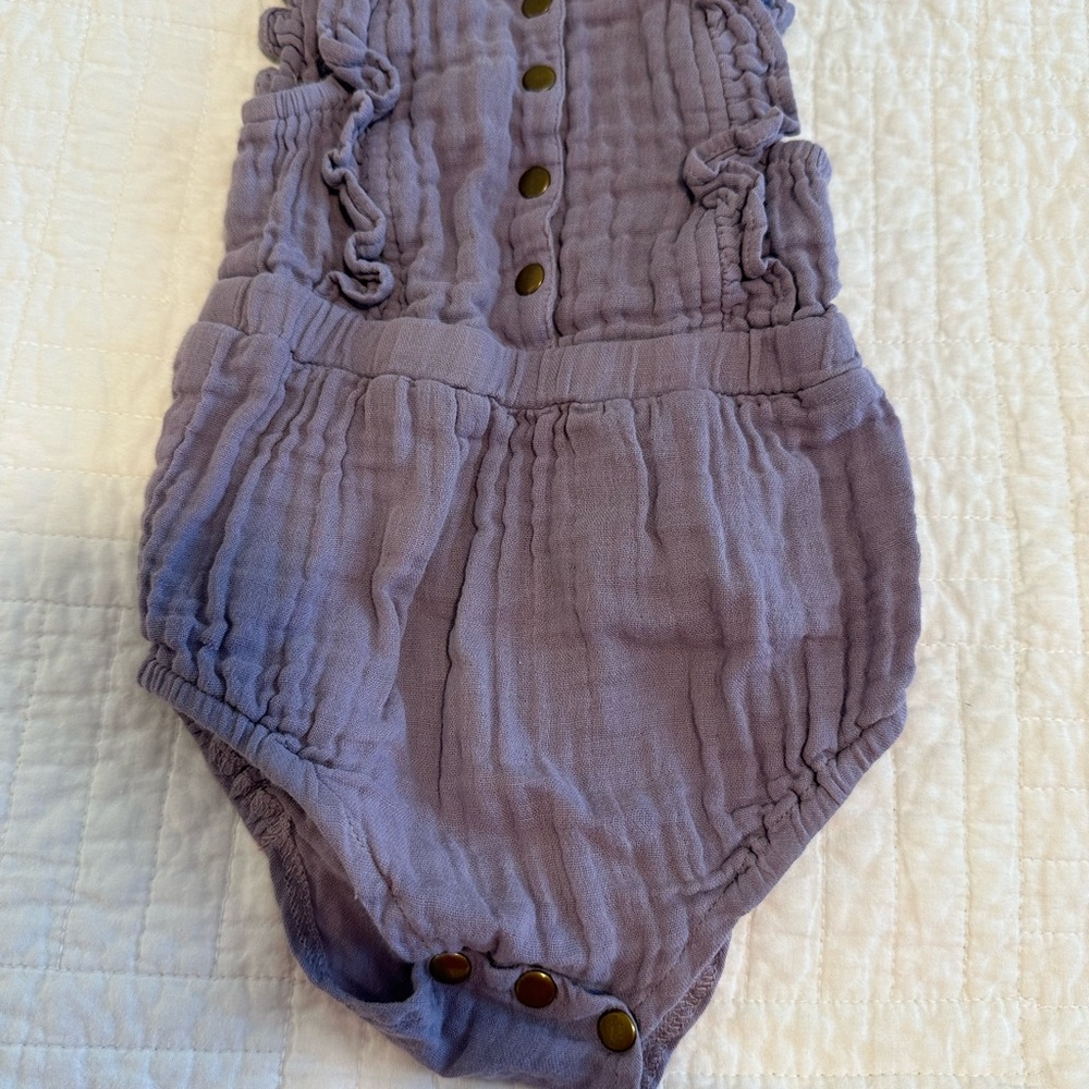 L'ovedbaby Lavender Ruffled Diaper Cover